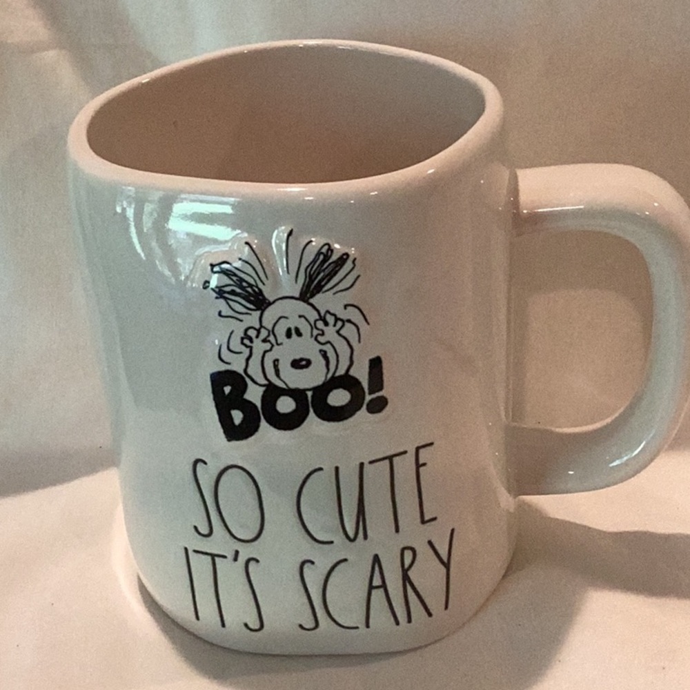 Peanuts x Rae Dunn BOO! SO CUTE ITS SCARY mug